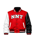 NNT Classic Varsity Jacket — Red/Black/White